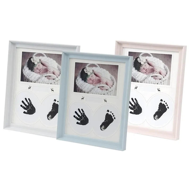 Baby Footprint Imprint Kit With Ink Pad And Memento Ink Couple